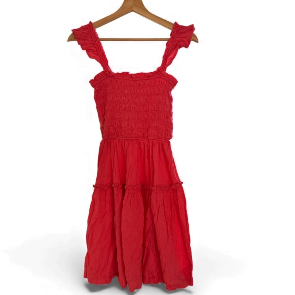 AERIE Smocked Women's mini sun Dress medium - Picture 2 of 5